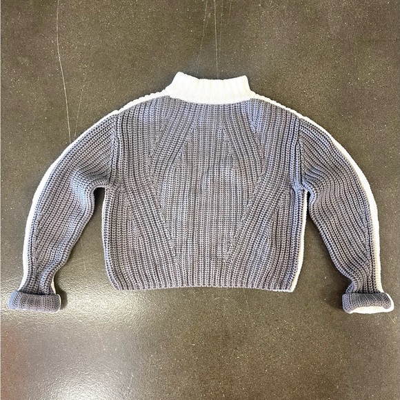 C/MEO COLLECTIVE Anthropologie Chunky Knit Cozy Mock Neck Oversized Sweater XS - Picture 2 of 10